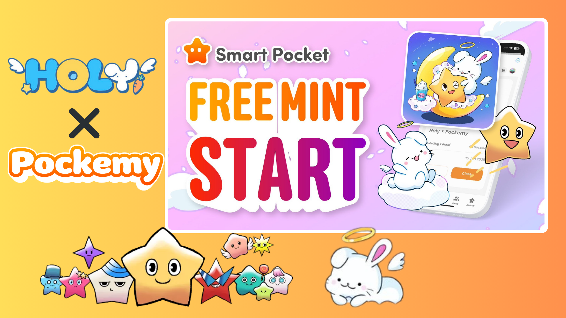 Special Free Mint Begins with the Smart Pocket App! Get the Exclusive Holy × Pockemy SBT!