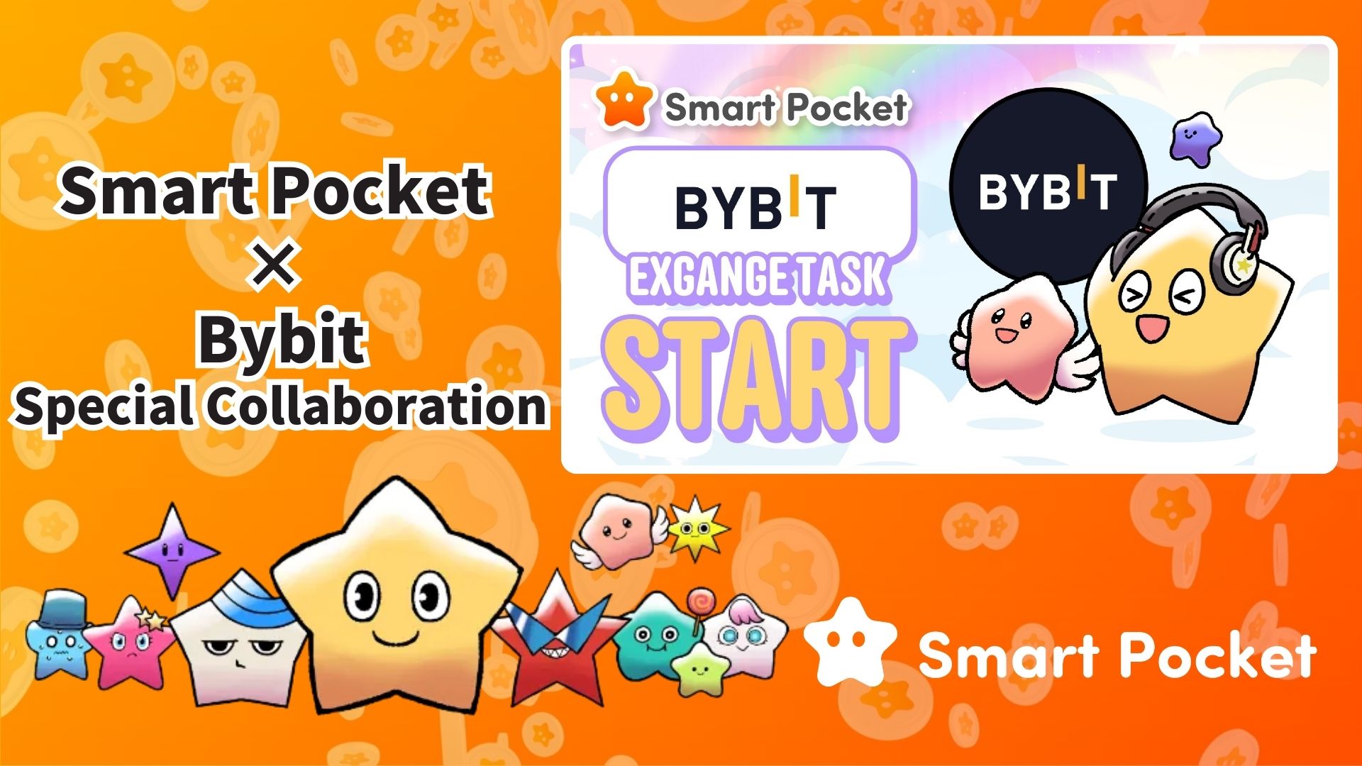 Smart Pocket × Bybit Collaboration Begins! Earn 11,000 Points in Just 2 Easy Steps 🎉