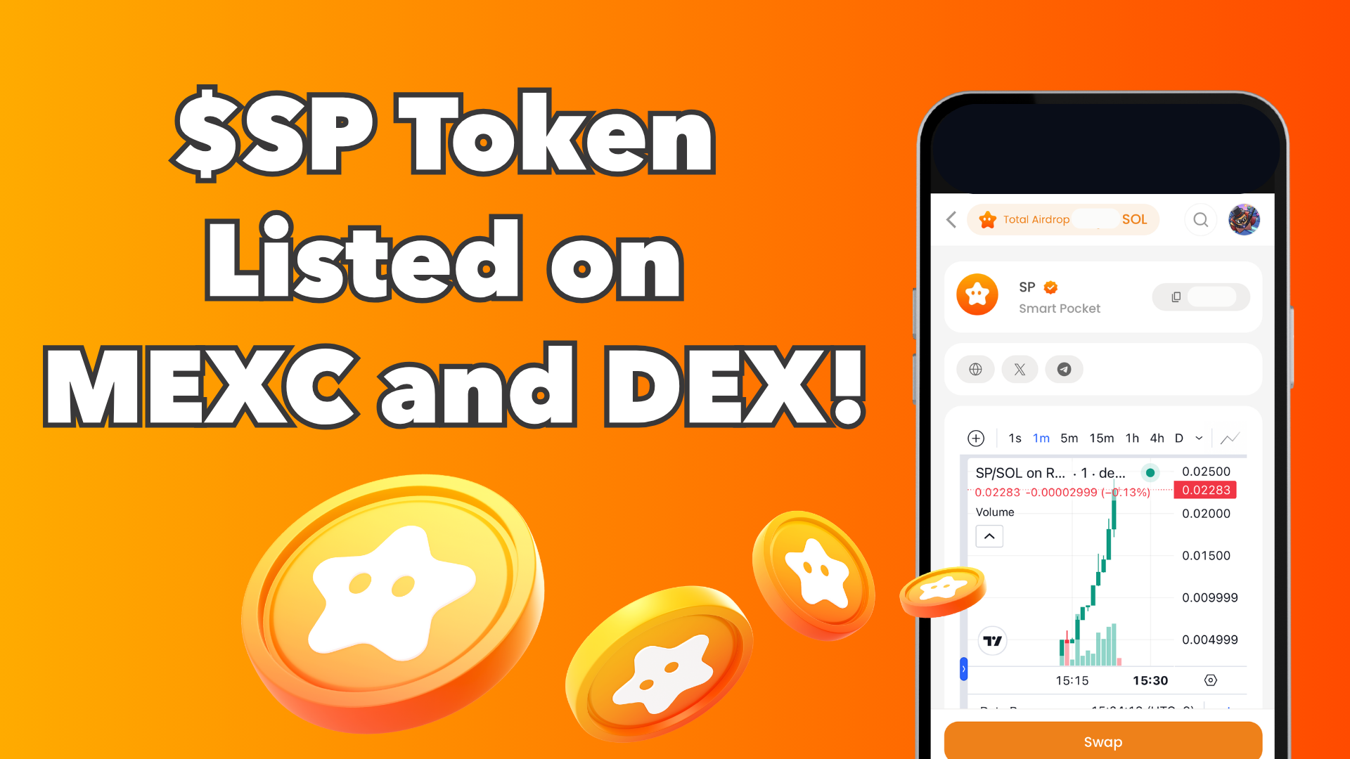 $SP Token MEXC & DEX Listing! Comprehensive Guide to Purchase Methods and Whitepaper Highlights