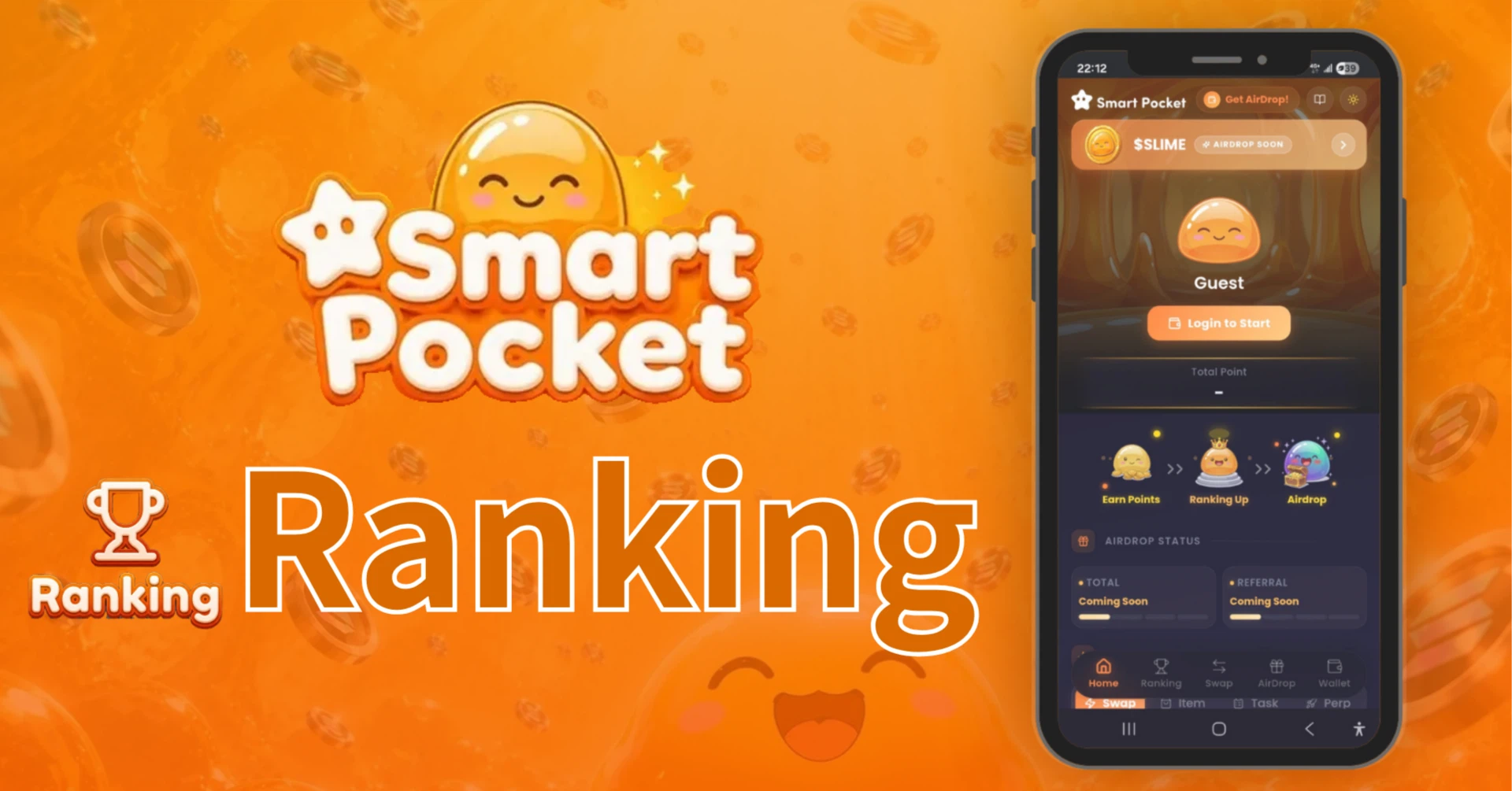 Smart Pocket Ranking Guide — The Ranking System That Determines Your $SLIME Rewards